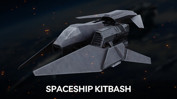34 Spaceships Kitbash + Texture & UV's For Concept Art And Game | S3ART ...