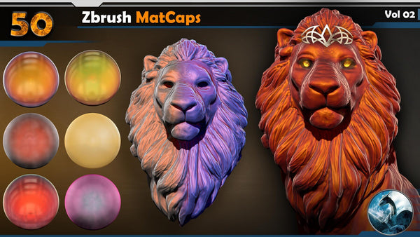 Zbrush MatCaps Vol 02