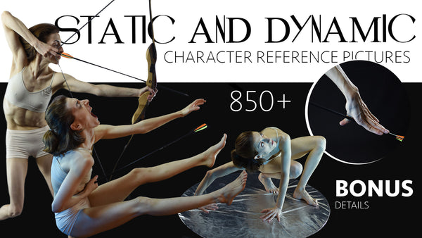 850+ Static And Dynamic - Character Reference Pictures [BONUS DETAILS]