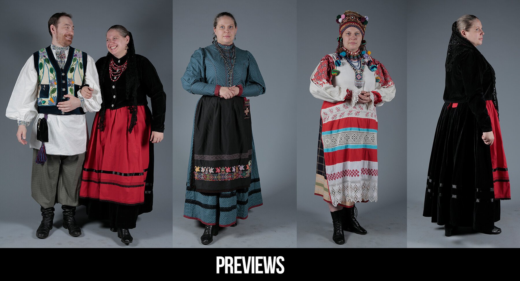 390 + Traditional Russian Costume Reference Pictures