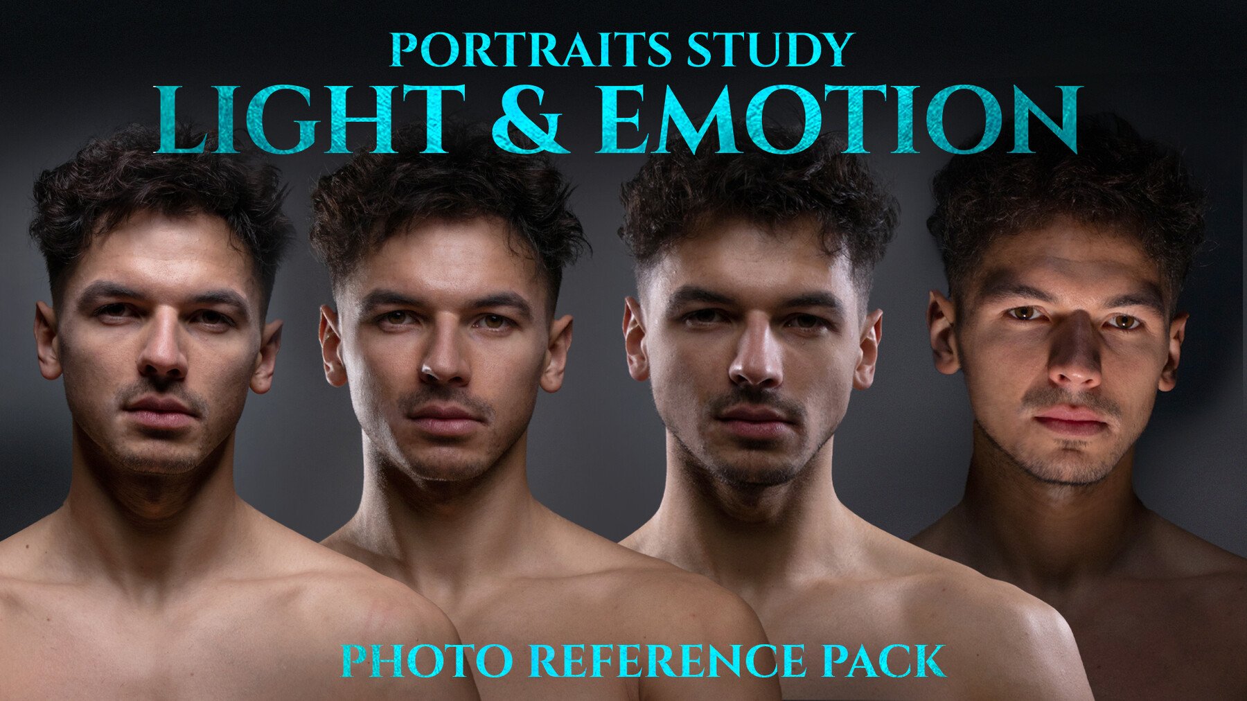 Portraits Study (Light & Emotion) - Reference Photo Pack 797 JPEGs