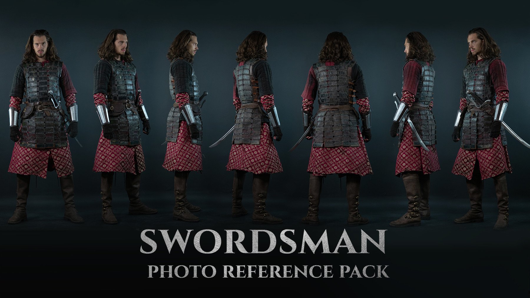 Swordsman - Photo Reference Pack for artists 330 JPEGs