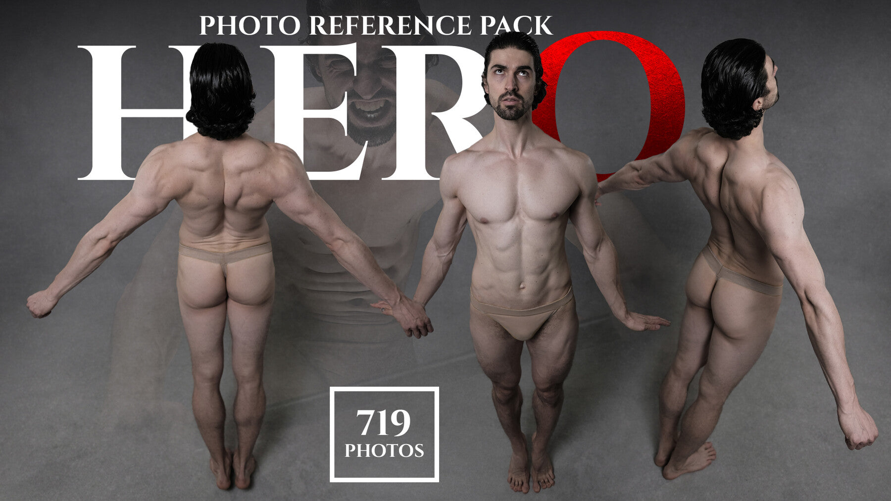 A Hero - Reference Photo Pack For Artists 719 JPEGs