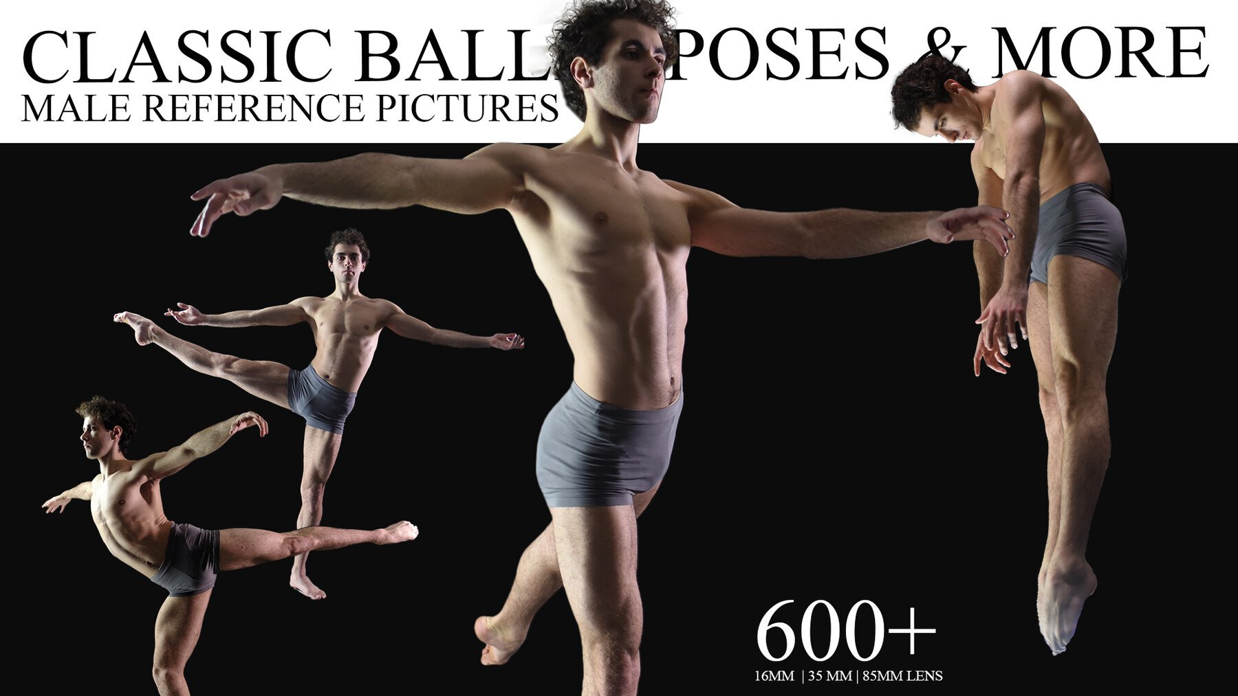 MALE CLASSIC Ballet POSES & MORE [ANATOMY REFERENCE IMAGES]