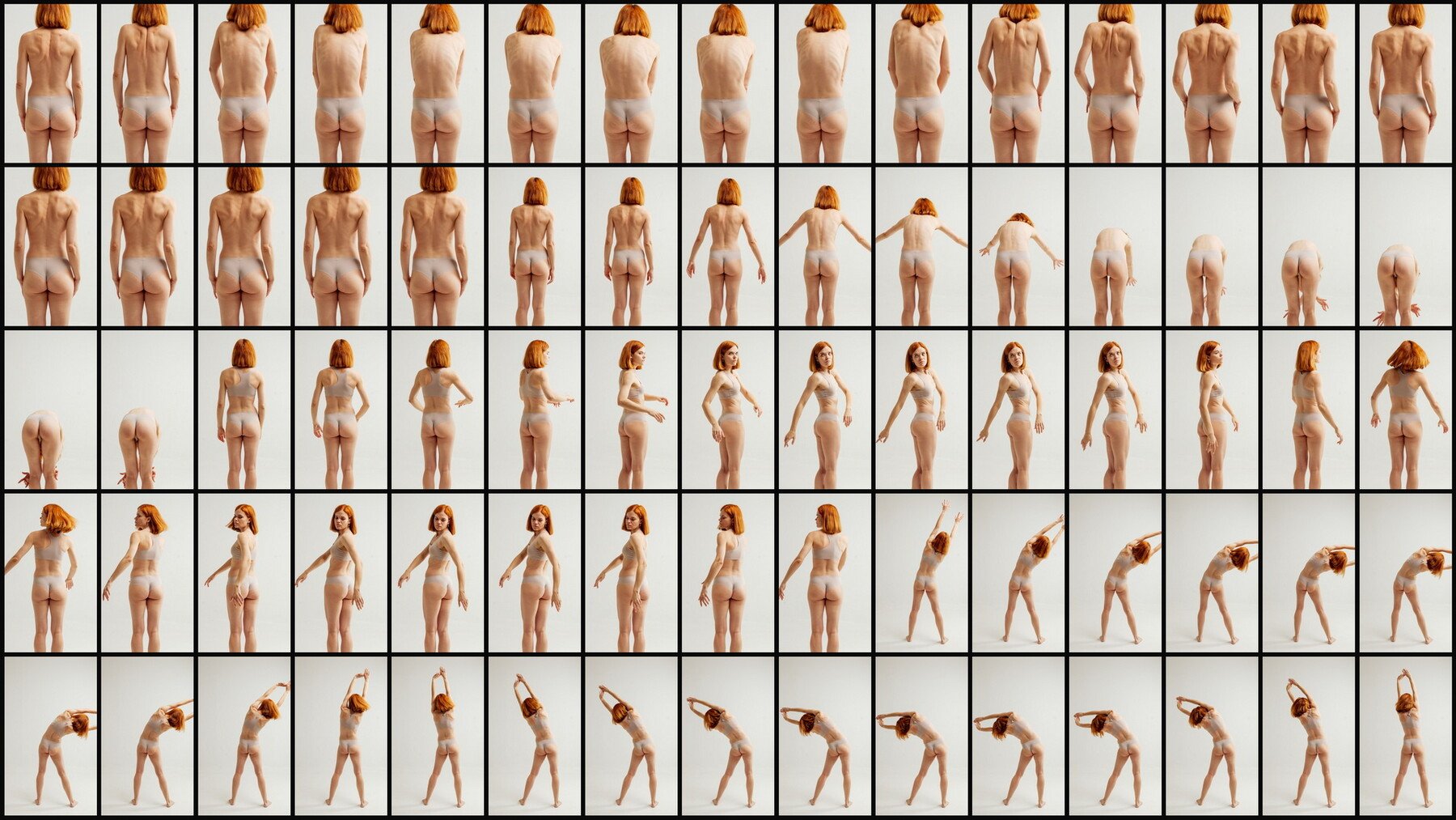 180+ Reference Photos Muscles, Twists, Body Curves - ( Sequential Movement )