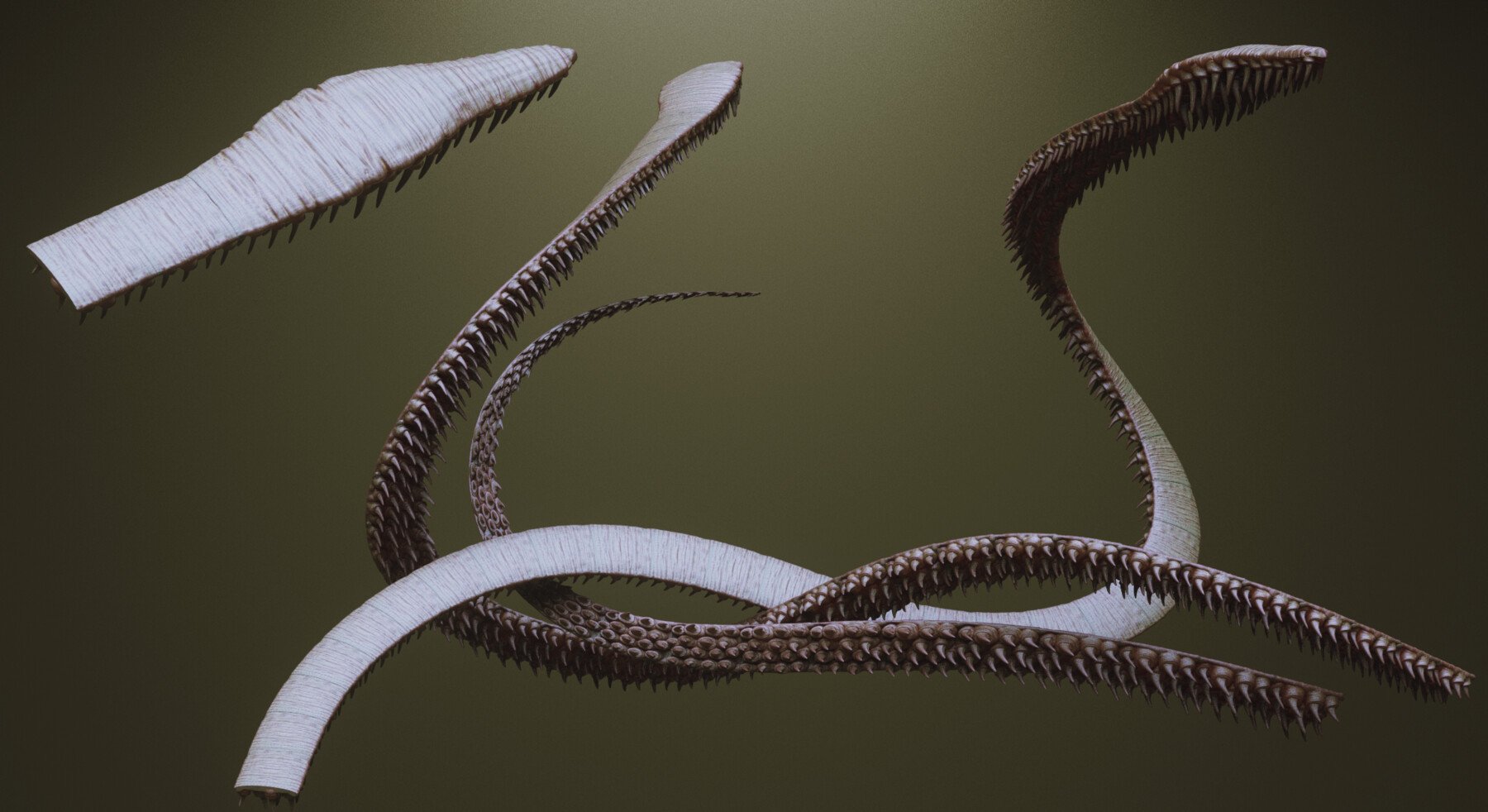 TENTACLES - 40+ in ZBrush brushes and OBJs