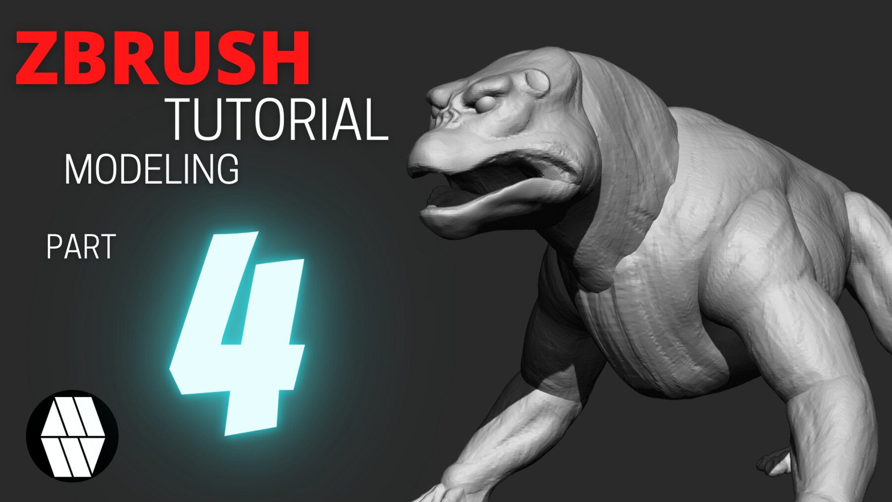 MLW Creative - ZBRUSH Creature Modeling FULL TUTORIAL