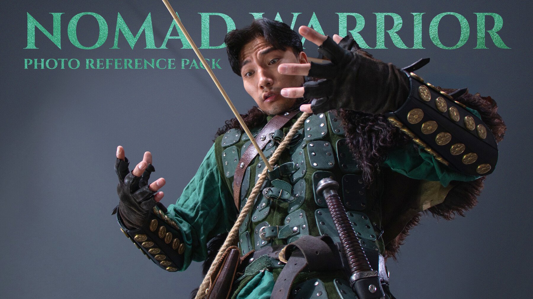 Nomad Warrior - Reference Photo Pack for Artists 714 JPEGs