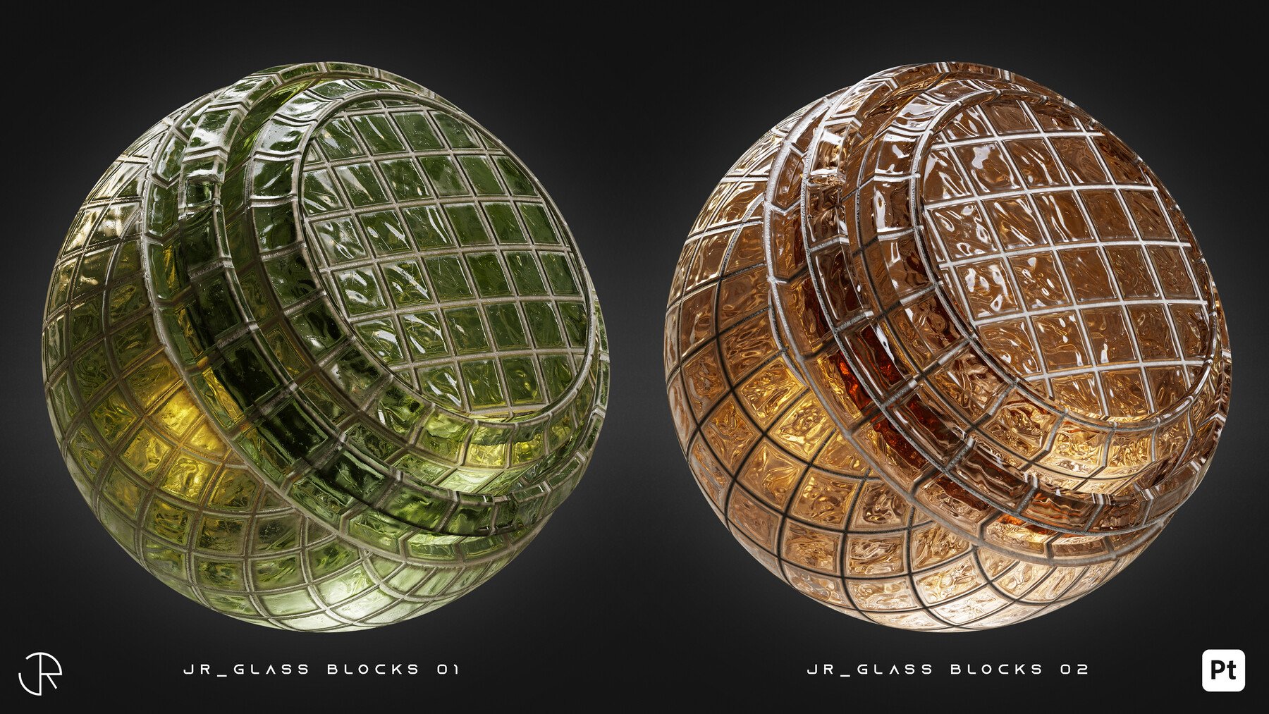 Glass Smart Materials for Substance 3D Painter