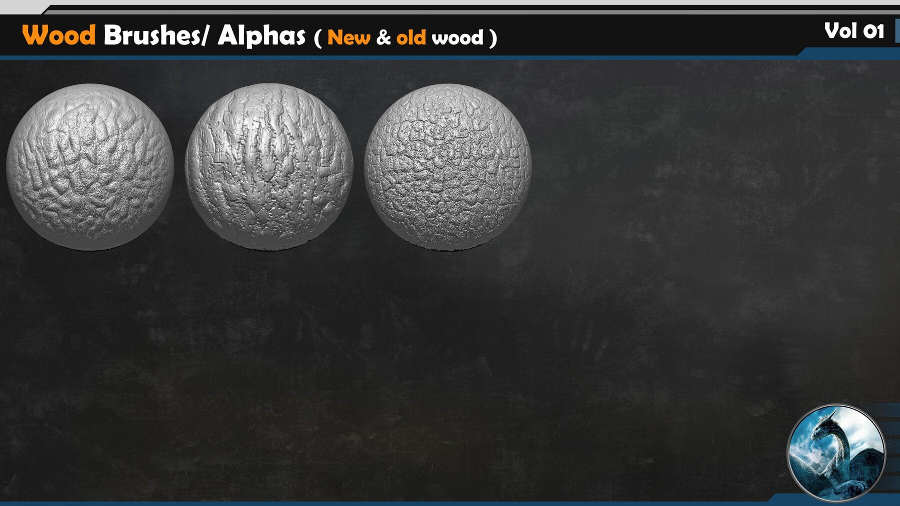 Wood VDM Brushes/ Alphas ( New & old wood ) Vol 01