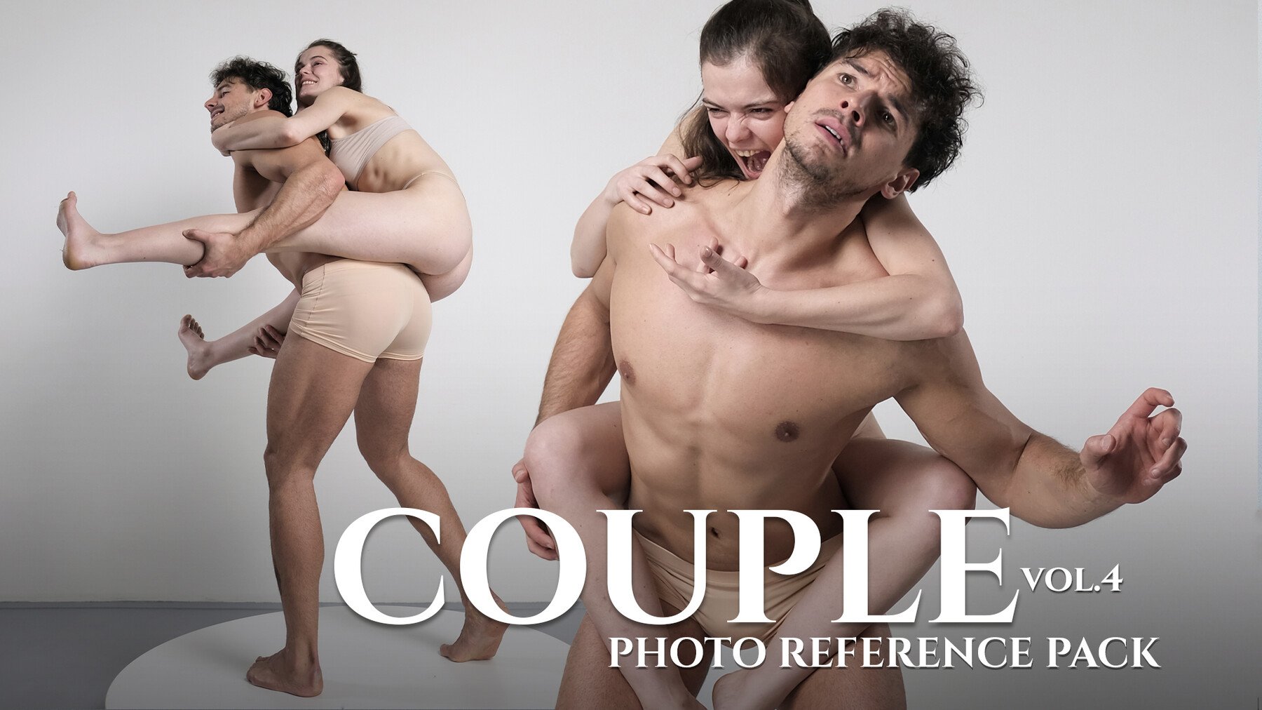 A Couple vol. 4 - Reference Photo Pack For Artists 831 JPEGs