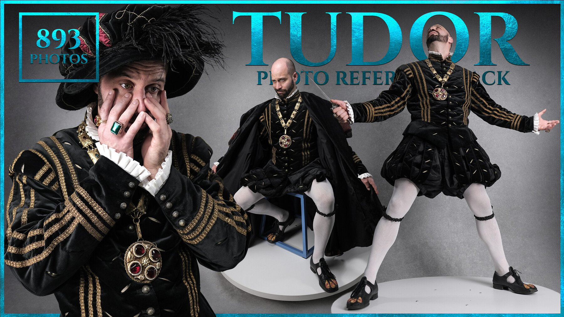 A Tudor - Reference Photo Pack For Artists 893 JPEGs