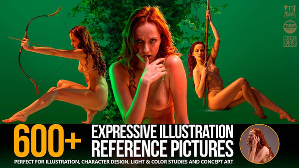 600+ Expressive Illustration Reference Pictures