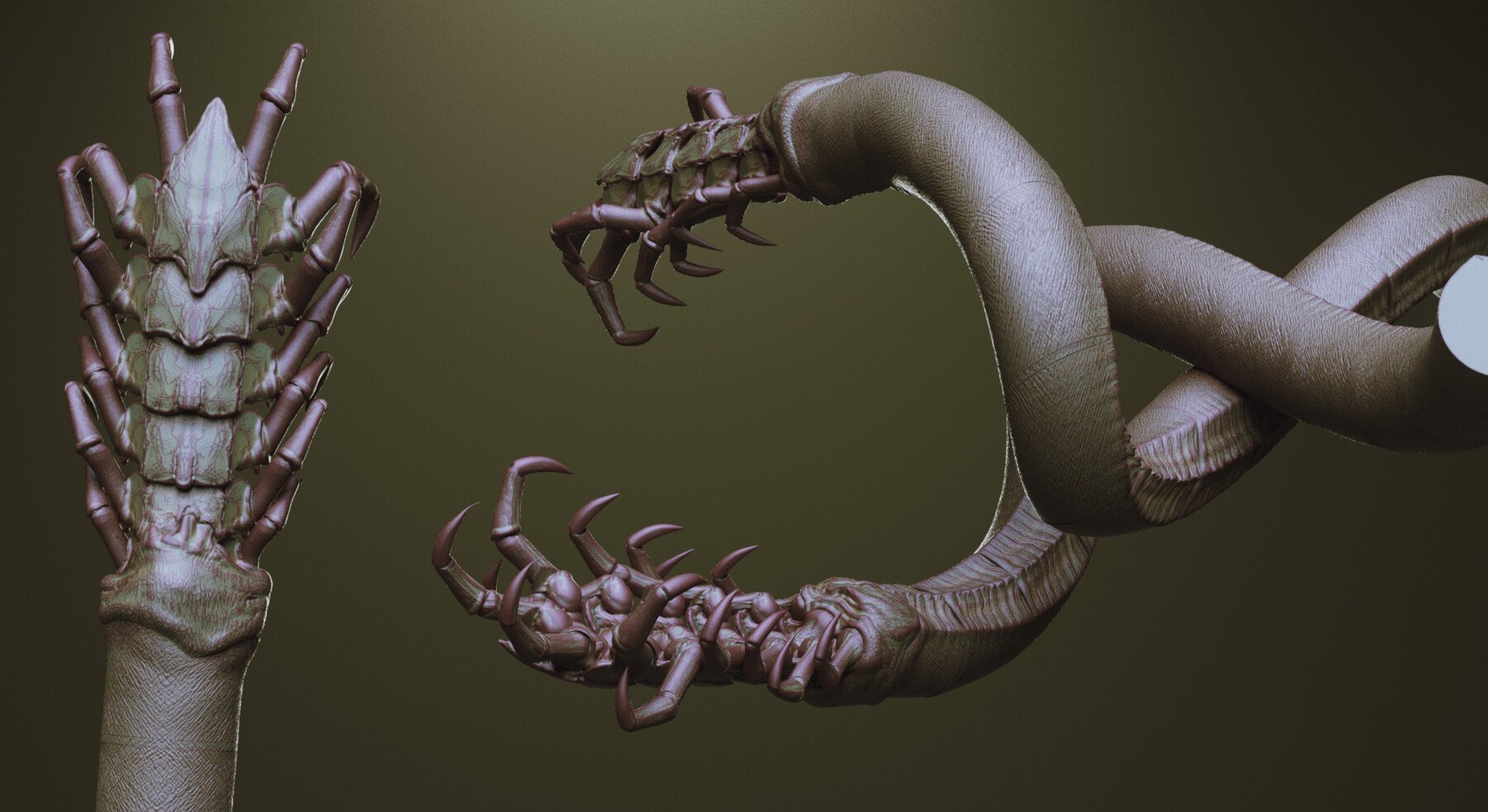 TENTACLES - 40+ in ZBrush brushes and OBJs