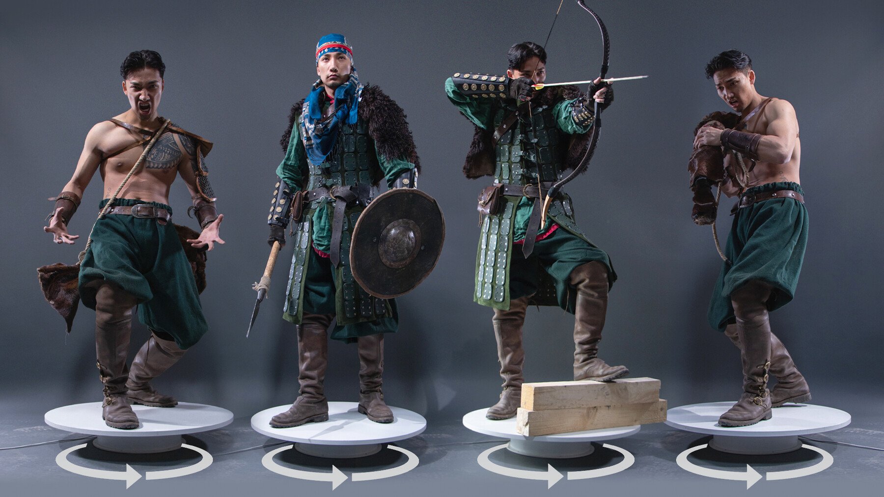 Nomad Warrior - Reference Photo Pack for Artists 714 JPEGs