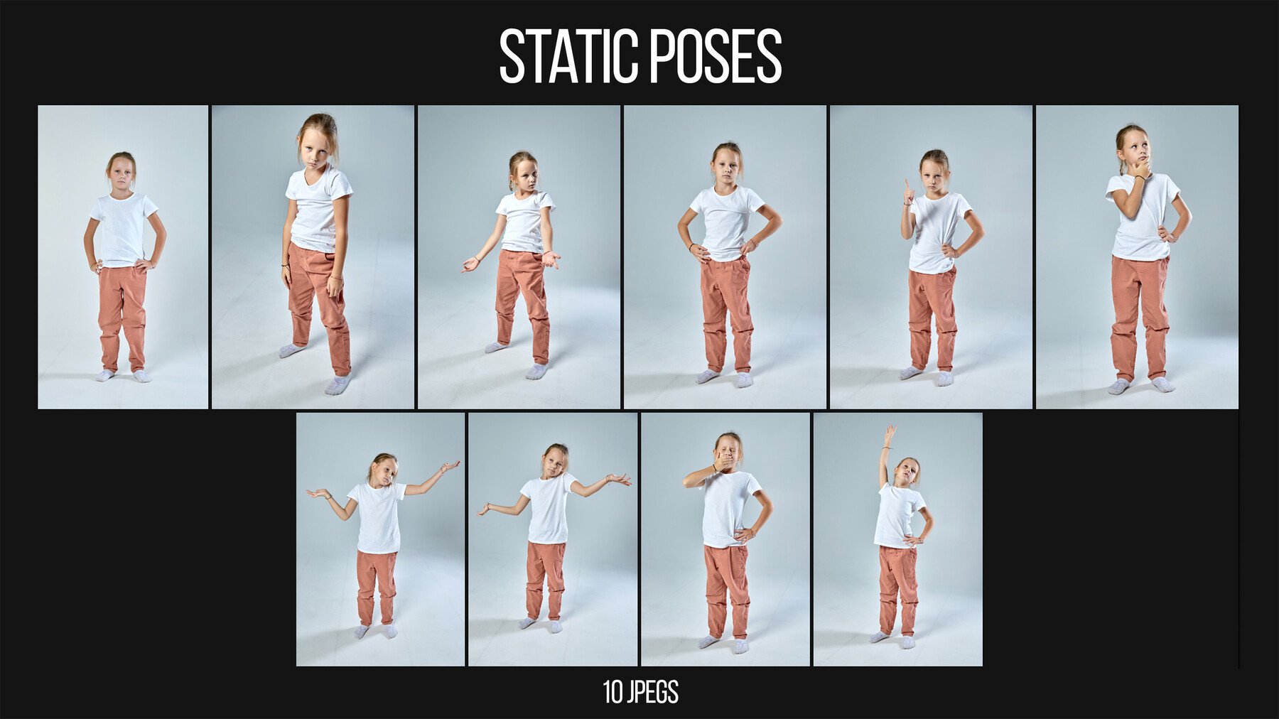 200+Child Pose Reference Pictures