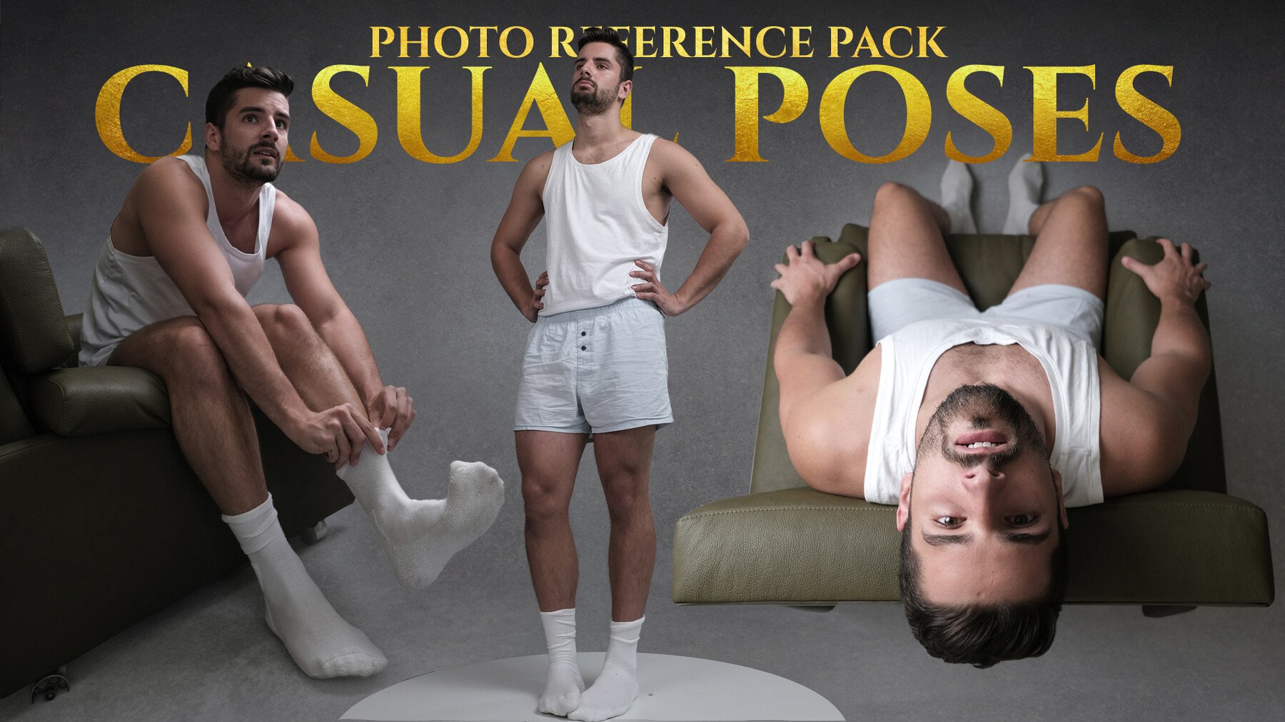 A Casual Poses Photo Reference Pack For Artists 932 JPEGs