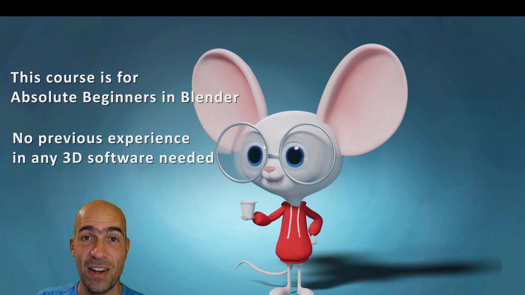 Absolute Beginners 3D character in Blender course