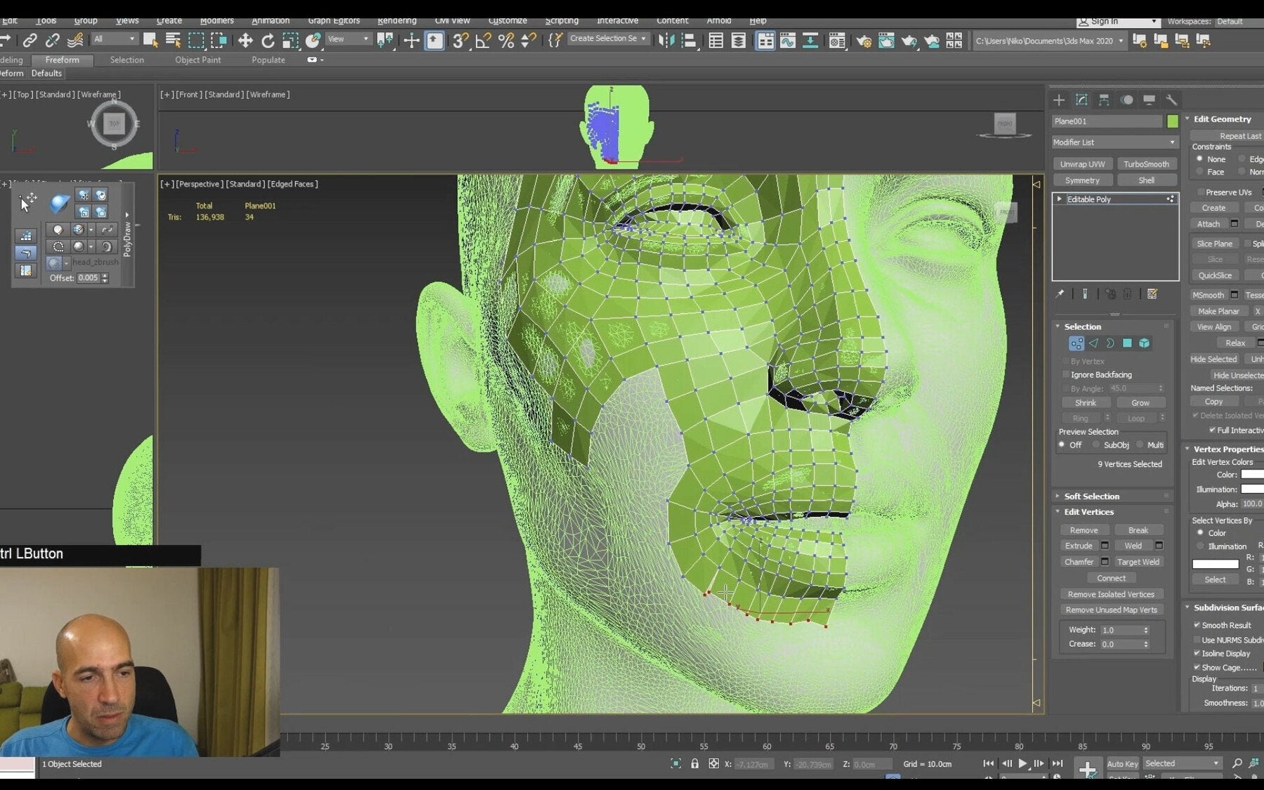 Absolute Beginners Retopology and UV Unwrap in 3dsMax course