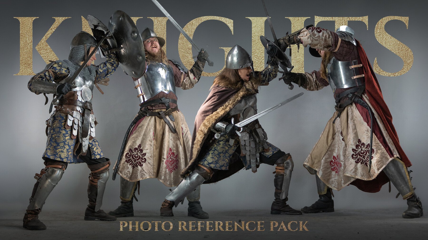 Knights - Photo Reference Pack for artists 240 JPEGs