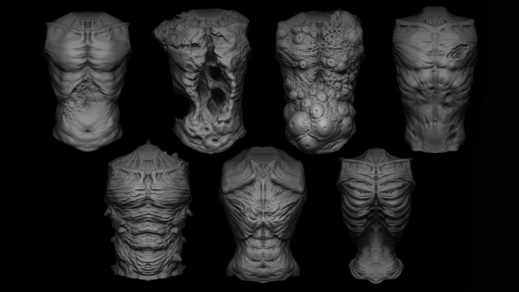 80 Undead Creature IMM Brush mega Pack