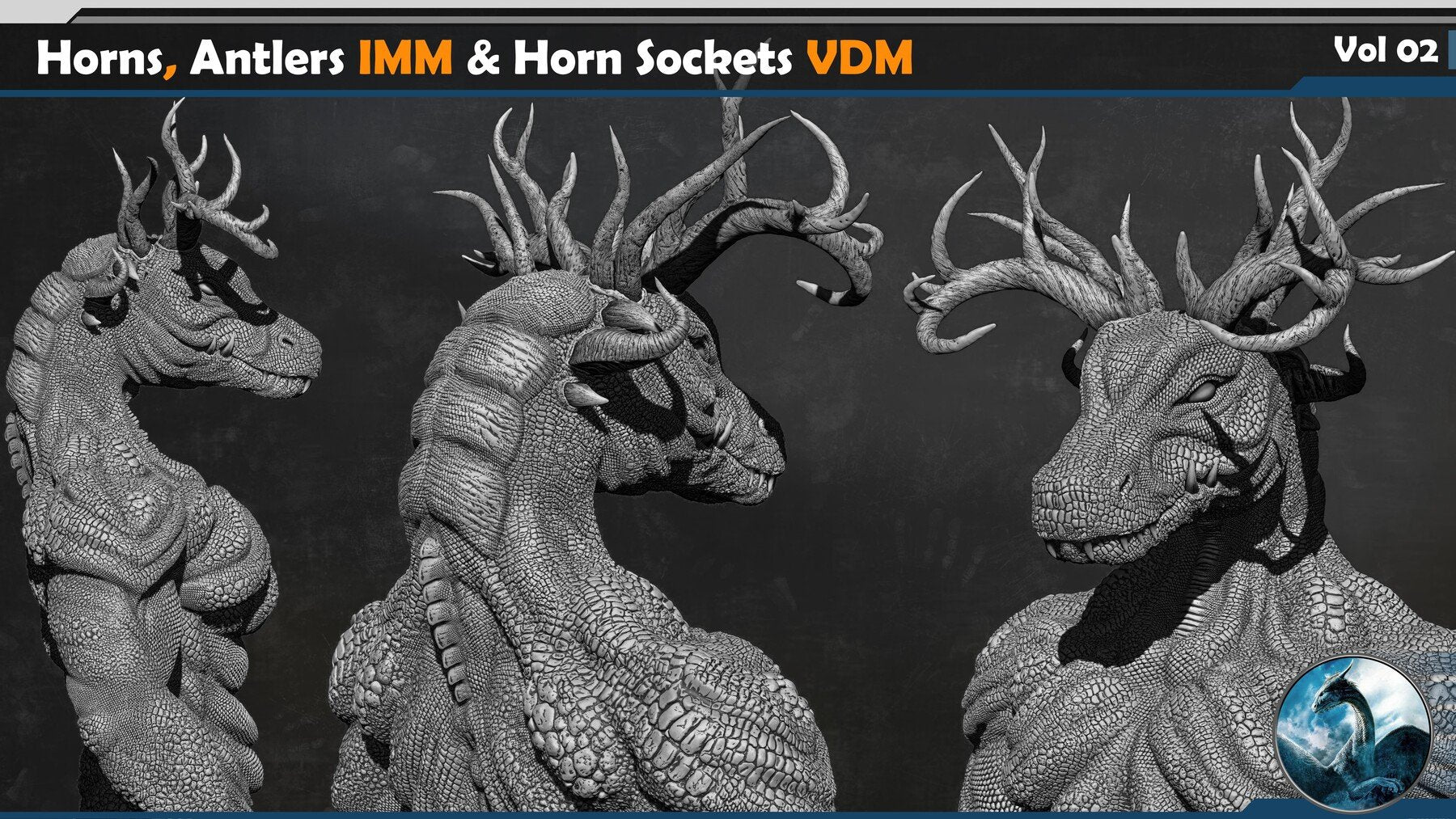 Horns and Antlers IMM & Horn Sockets VDM Vol 02