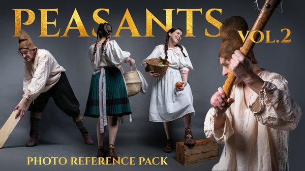 Peasants vol.2 - Reference Photo Pack 336 JPEGs