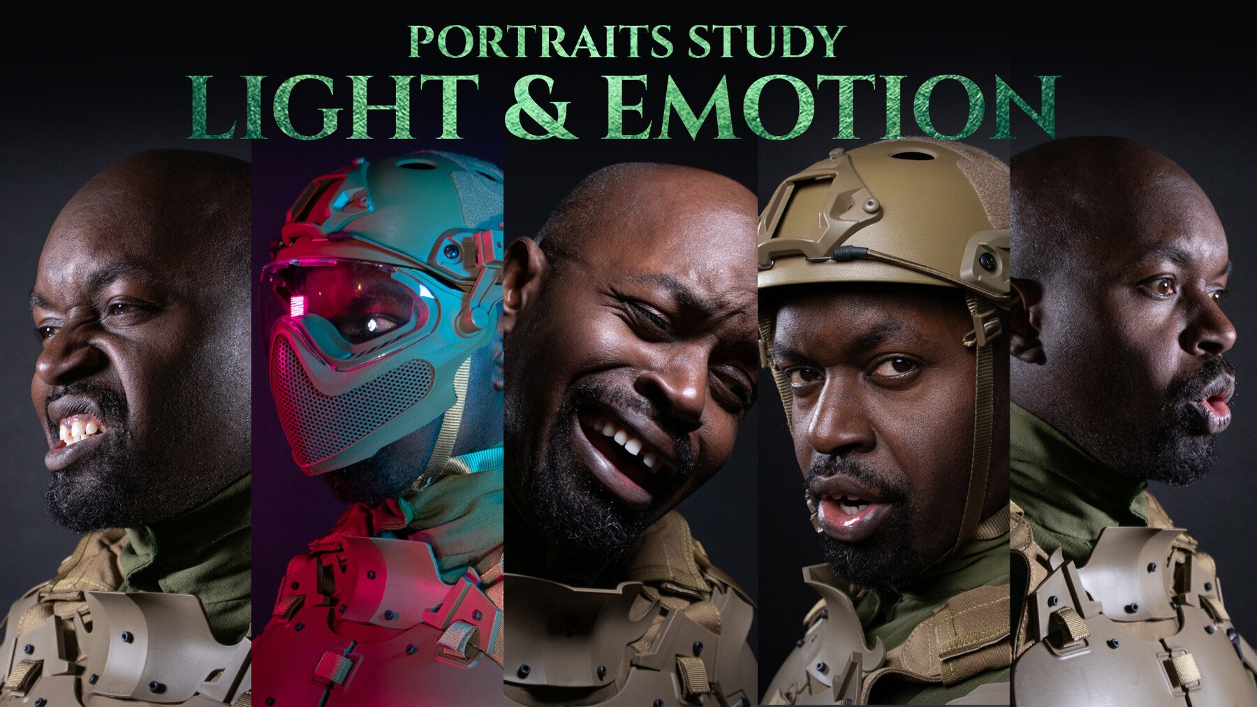 Portraits Study (Light & Emotion) vol.3 - Reference Photo Pack 670 JPEGs