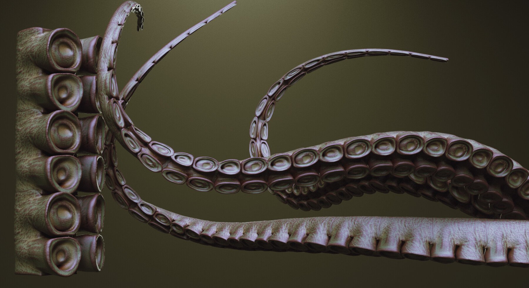 TENTACLES - 40+ in ZBrush brushes and OBJs