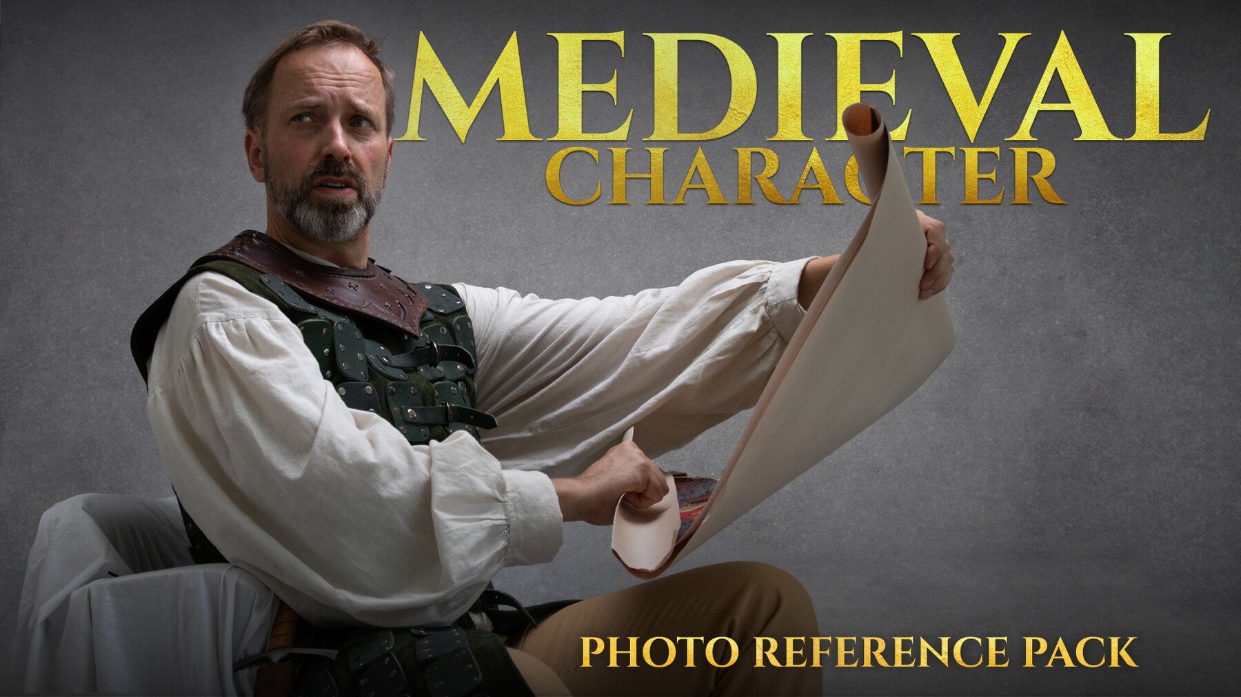 Medieval Character - Reference Photo Pack For Artists 1045 JPEGs