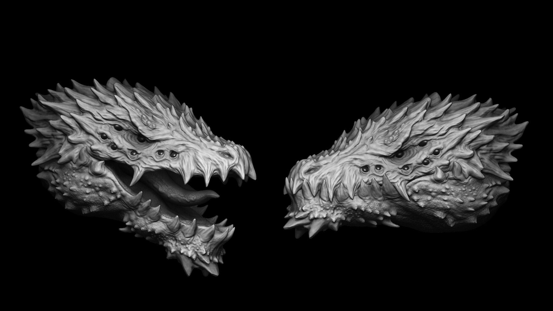 20 Dragon Head IMM Brush + OBJ