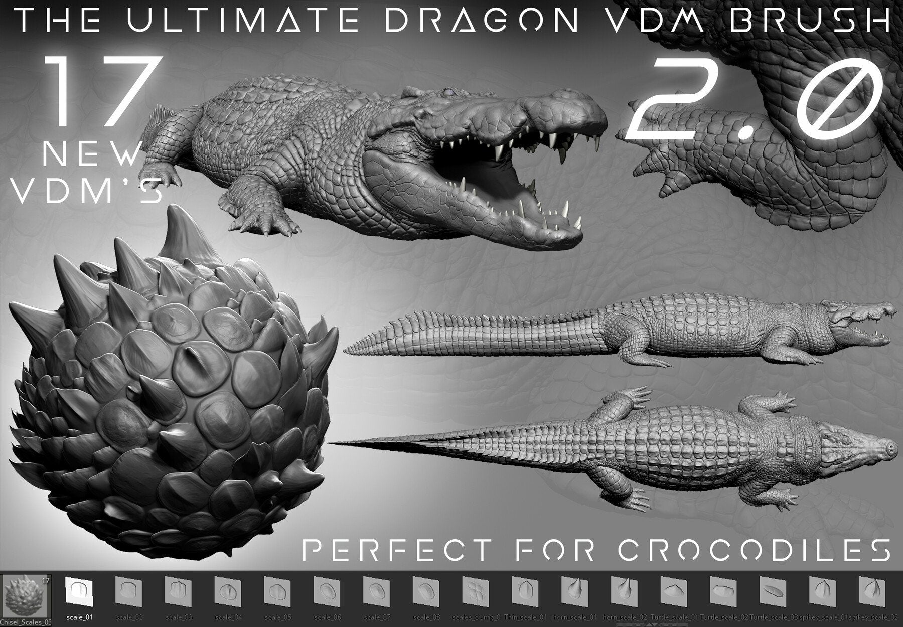 The Ultimate Dragon Scale VDM Brush Pack 2