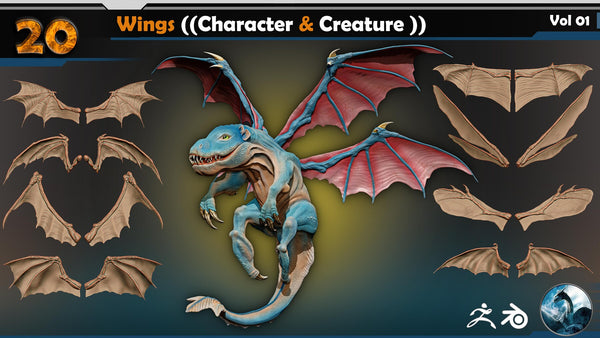 Wings (Character & Creature) Vol 01