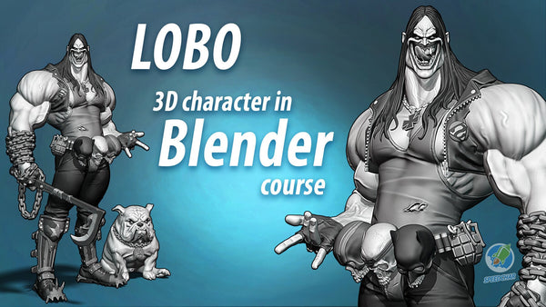 Lobo - 3D character creation in Blender course