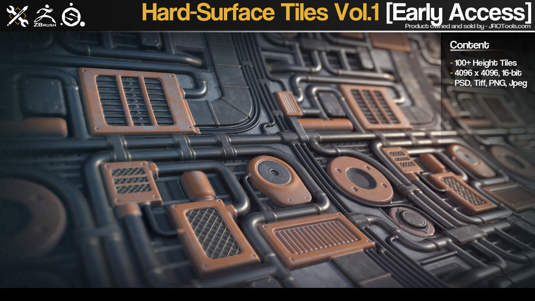 Hard-Surface Tiles Vol.1