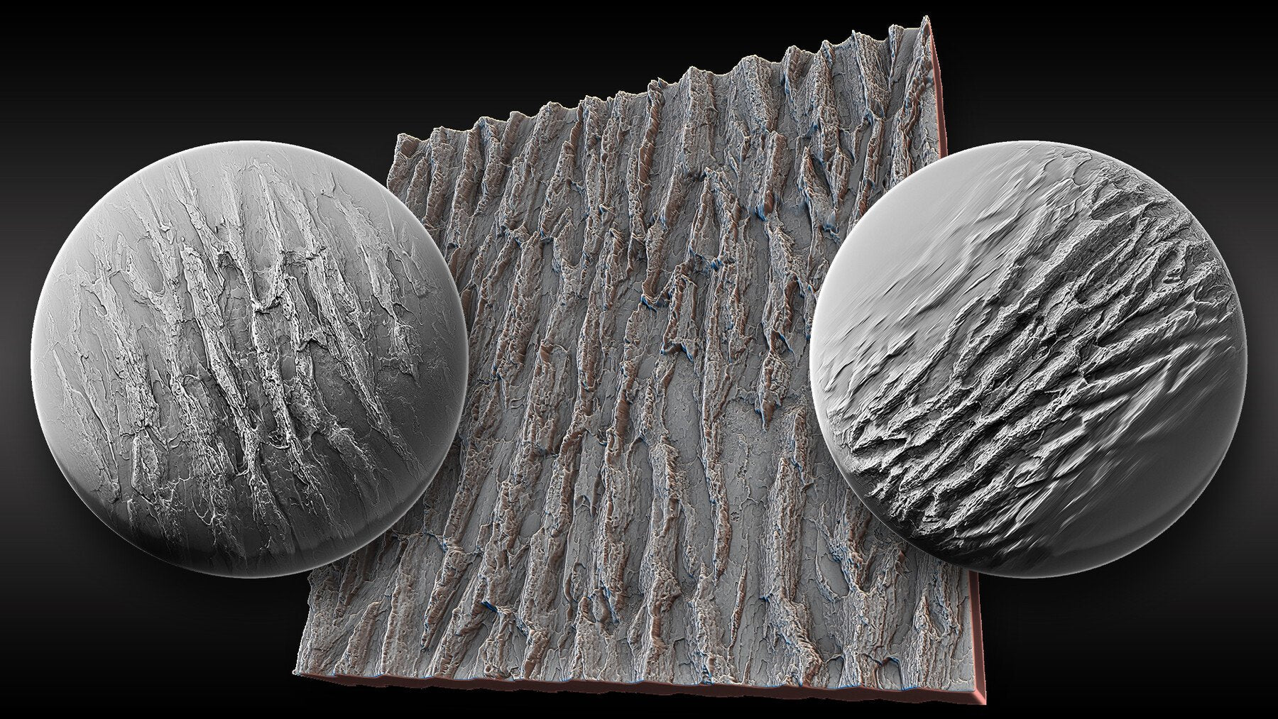 Ultra HQ Tree Bark Seamless Sculpt Zbrush brushes + Alphas (Blender, Substance, etc.) Vol.1