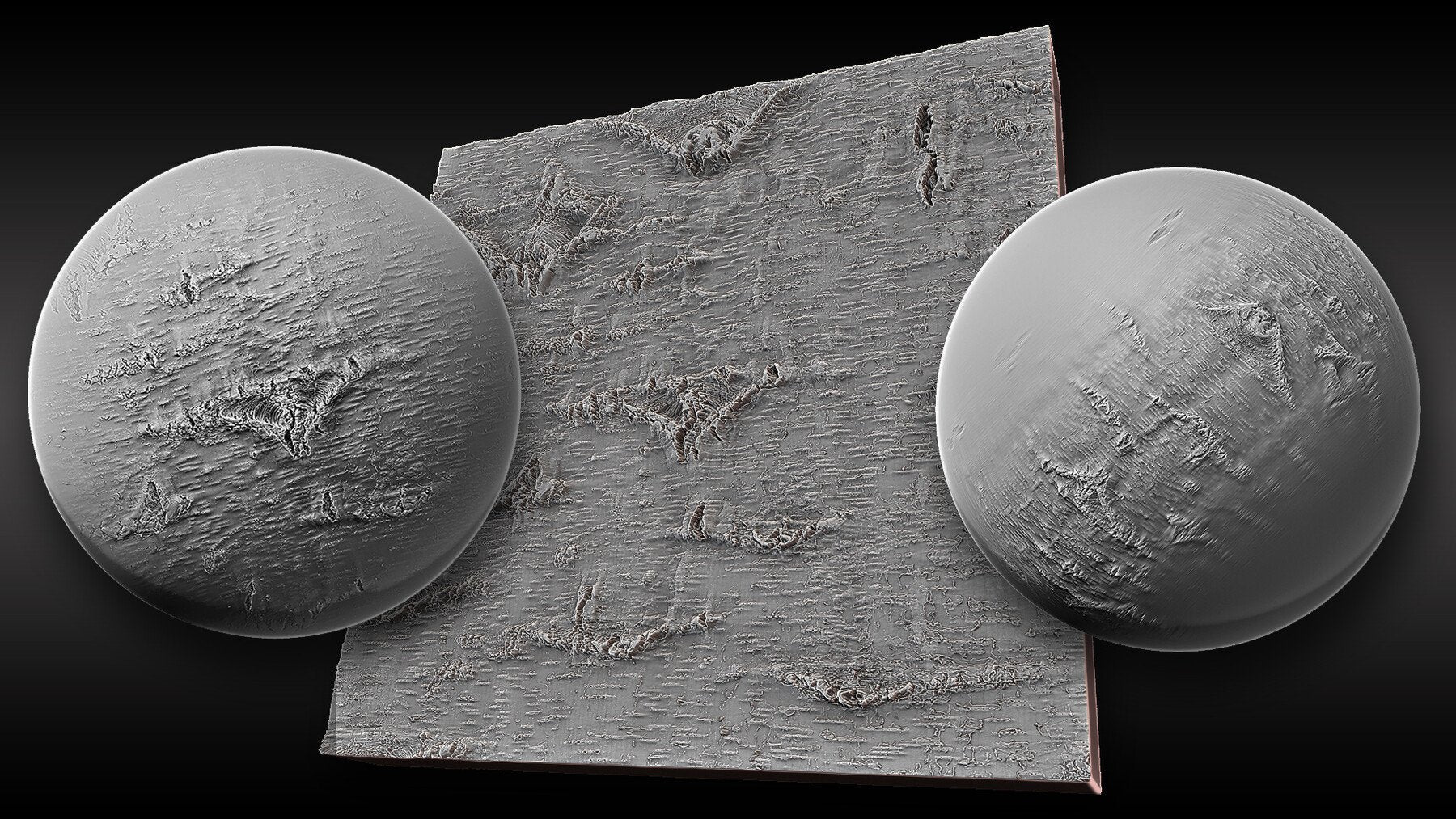 Ultra HQ Tree Bark Seamless Sculpt Zbrush brushes + Alphas (Blender, Substance, etc.) Vol.1