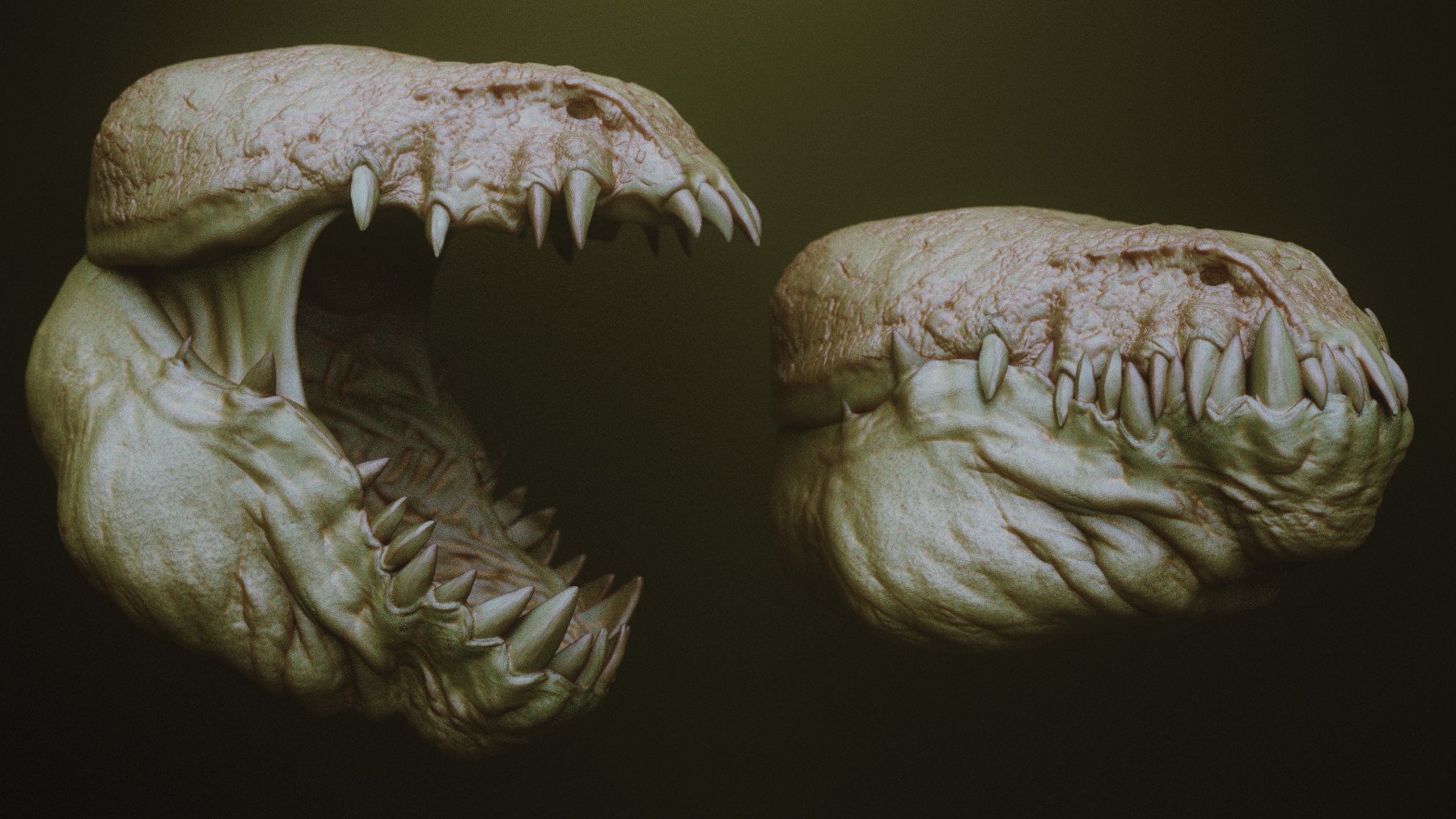 JAWS 2 - Another 33 Monster Mouths & Skulls IMM Brush