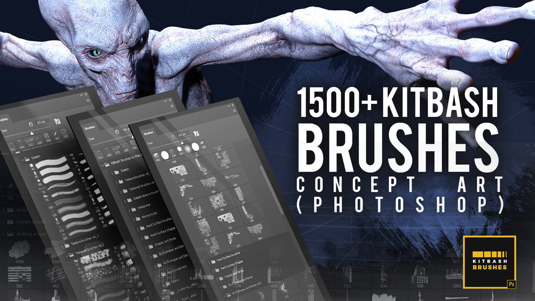 Kitbash Brushes for Concept Art (by Mels Mneyan) – S3ART Store