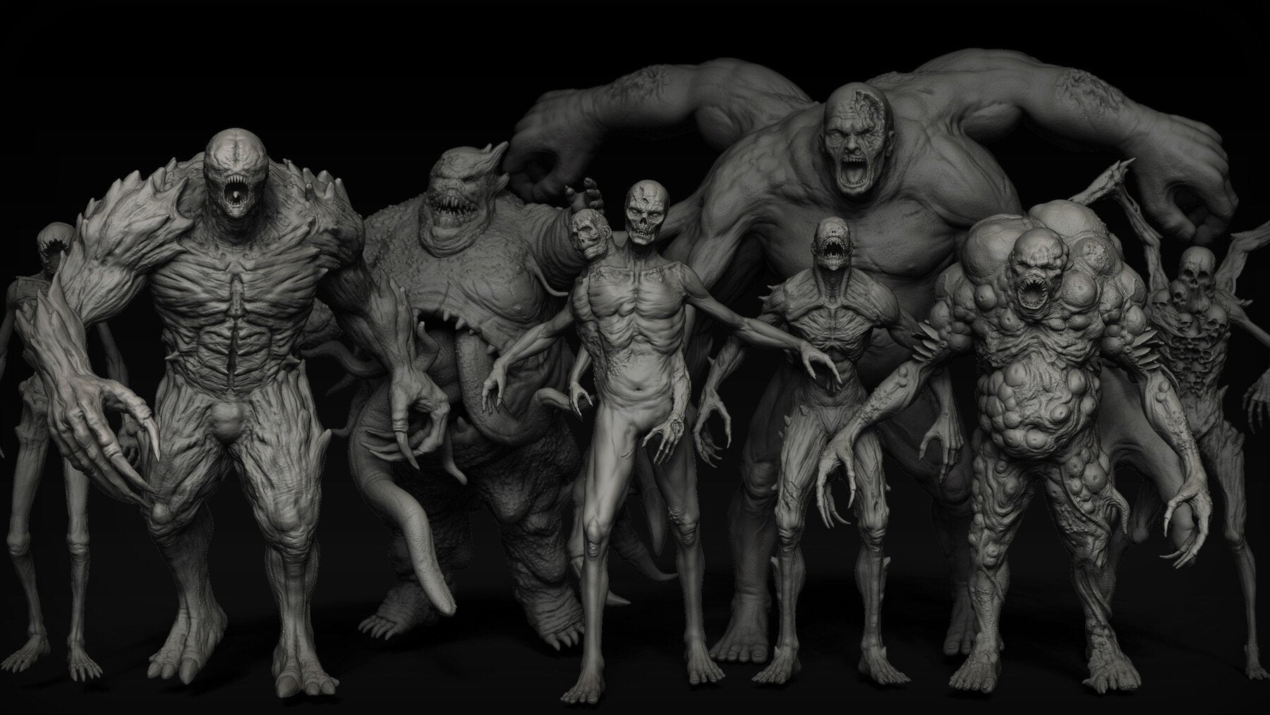 80 Undead Creature IMM Brush mega Pack