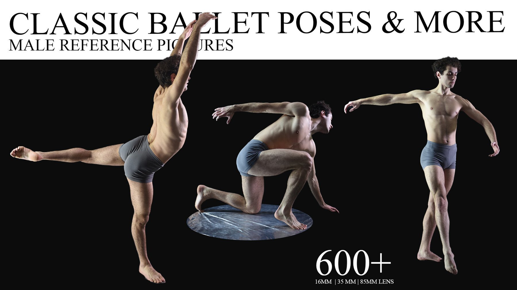 MALE CLASSIC Ballet POSES & MORE [ANATOMY REFERENCE IMAGES]