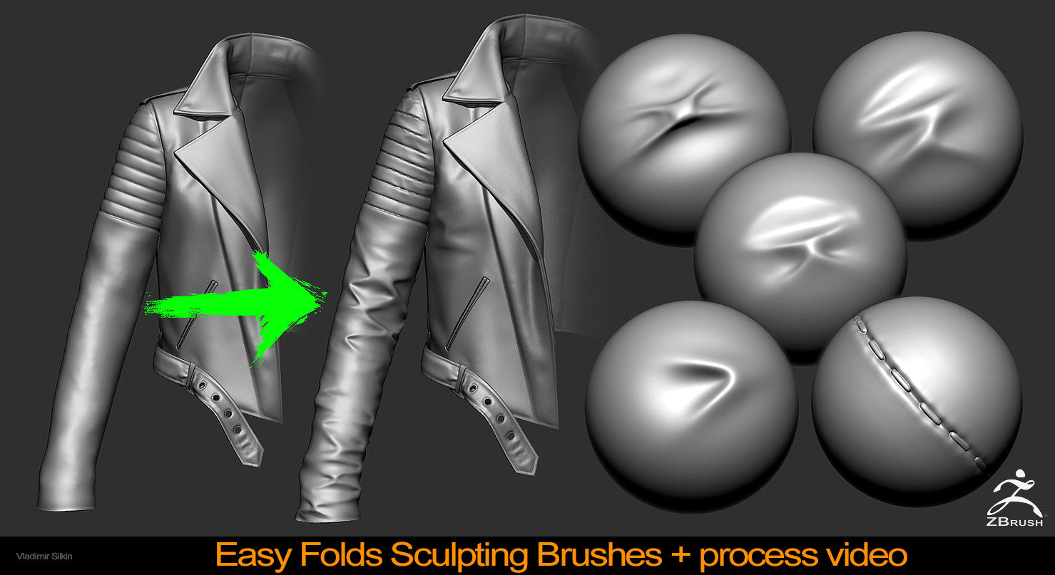 Easy Folds Sculpting Brushes