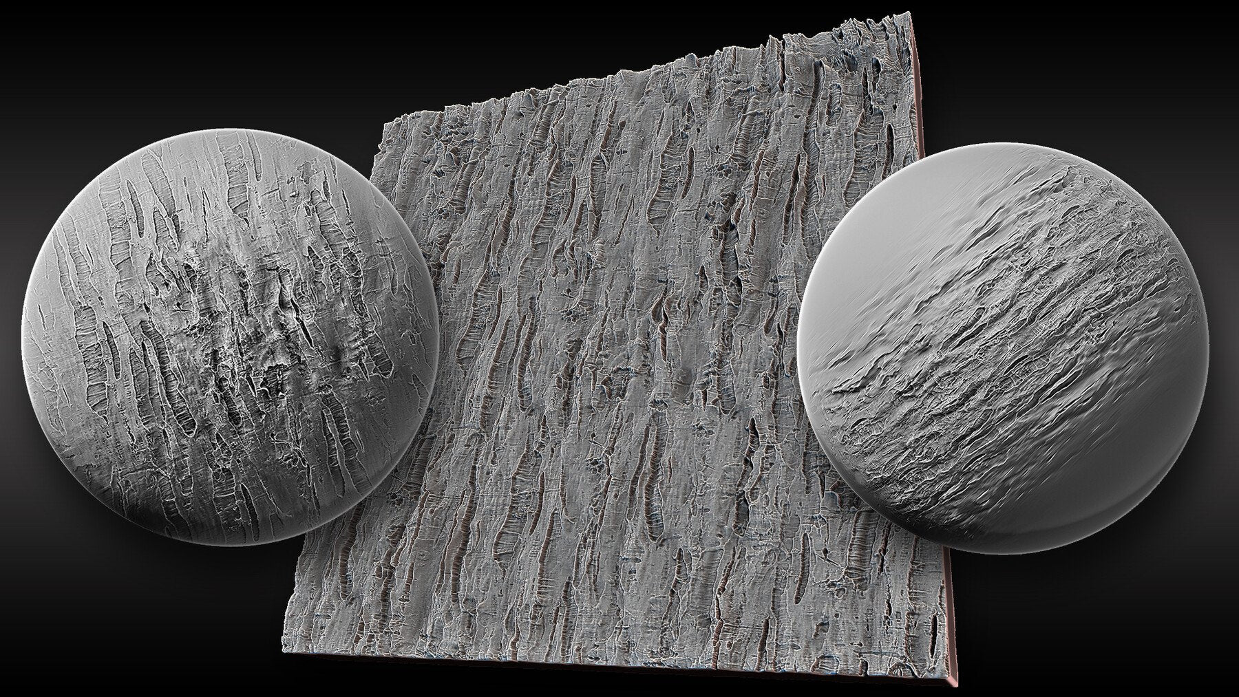 Ultra HQ Tree Bark Seamless Sculpt Zbrush brushes + Alphas (Blender, Substance, etc.) Vol.1