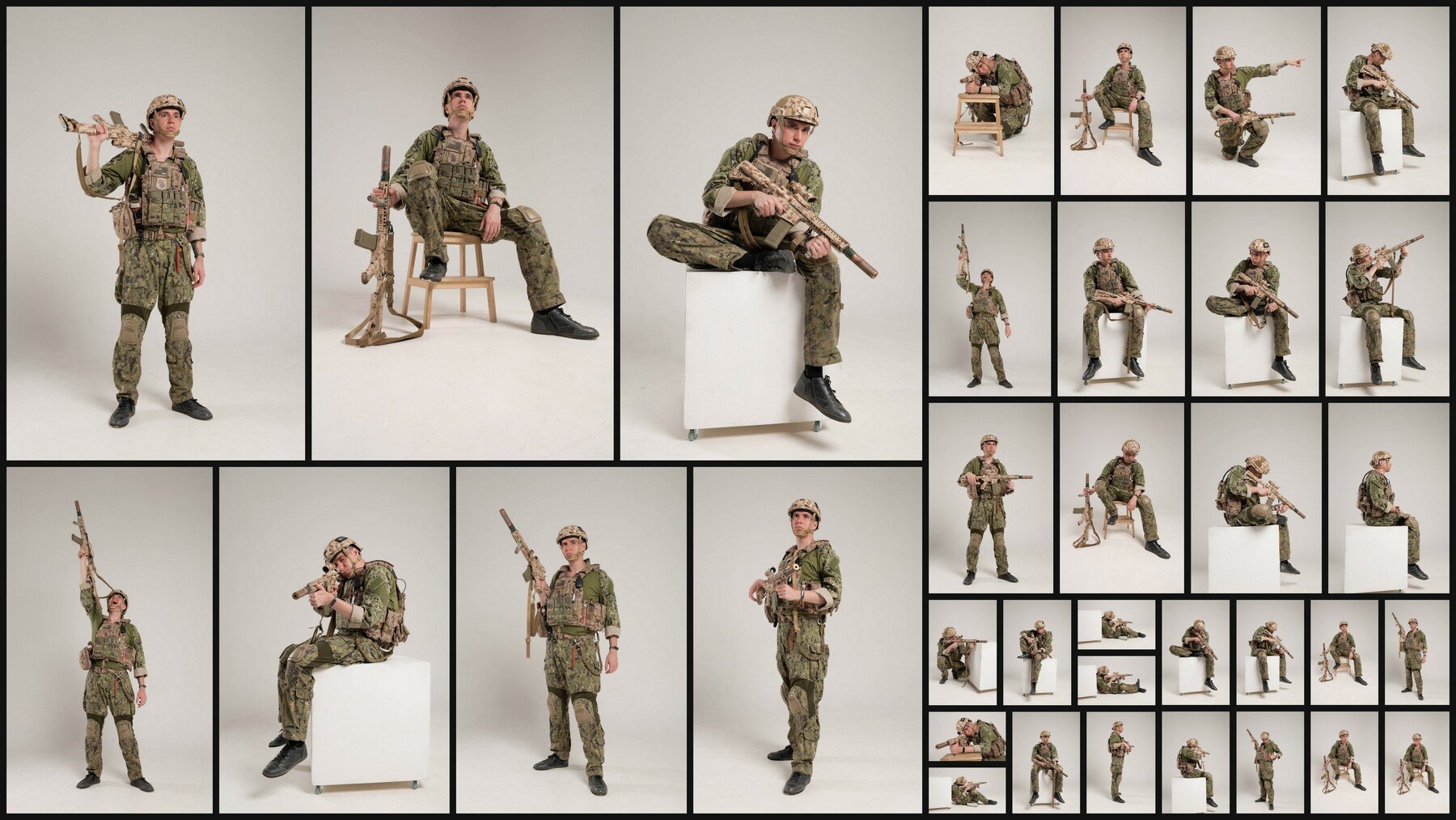 Military Poses - References For Artists