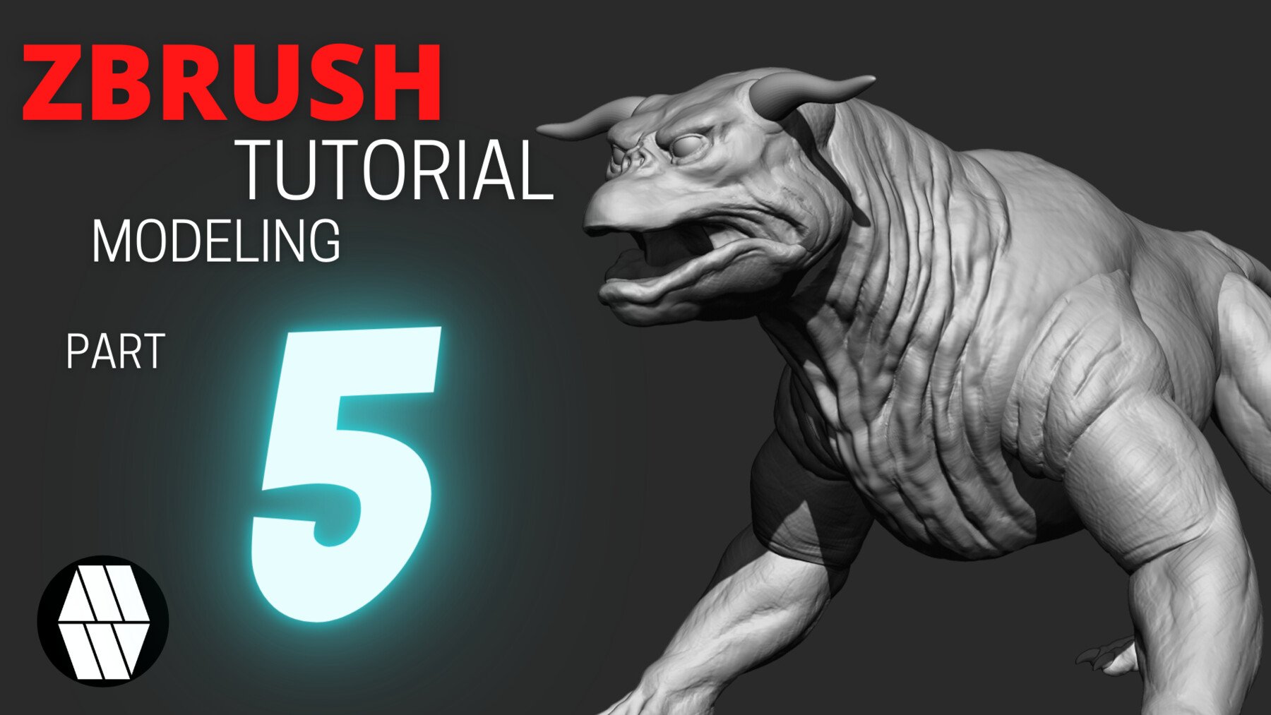 MLW Creative - ZBRUSH Creature Modeling FULL TUTORIAL