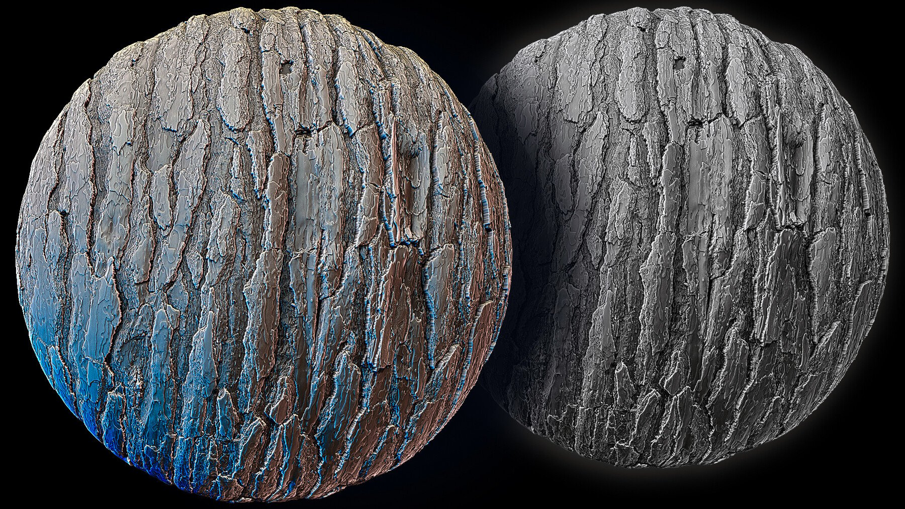 Ultra HQ Tree Bark Seamless Sculpt Zbrush brushes + Alphas (Blender, Substance, etc.) Vol.1