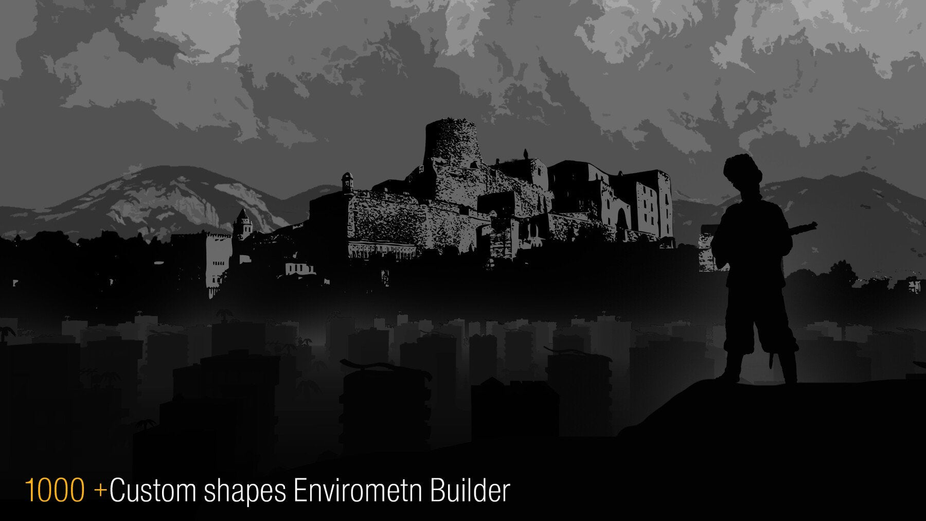 Custom shapes Pack Environment Builder vol 1