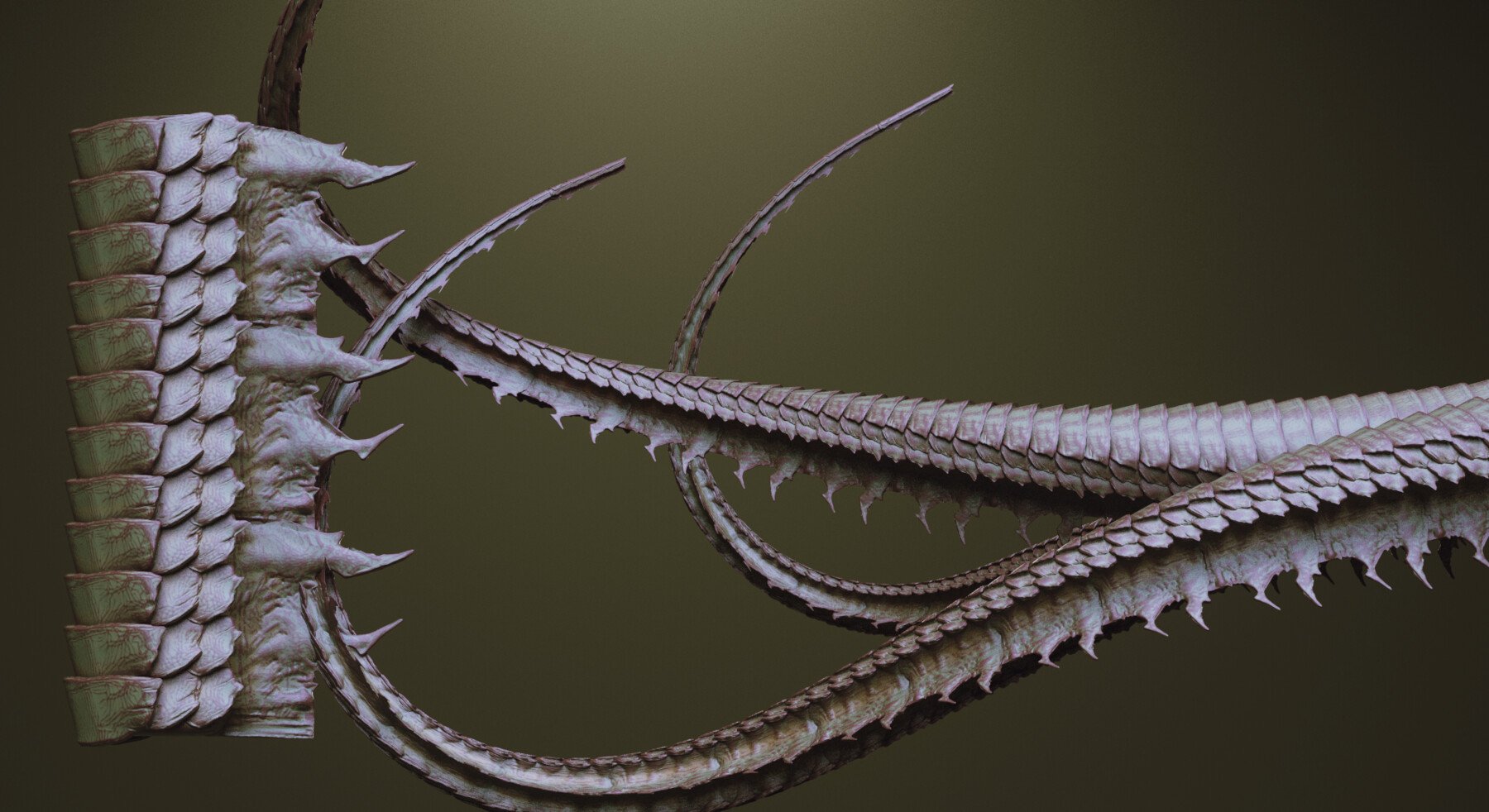 TENTACLES - 40+ in ZBrush brushes and OBJs