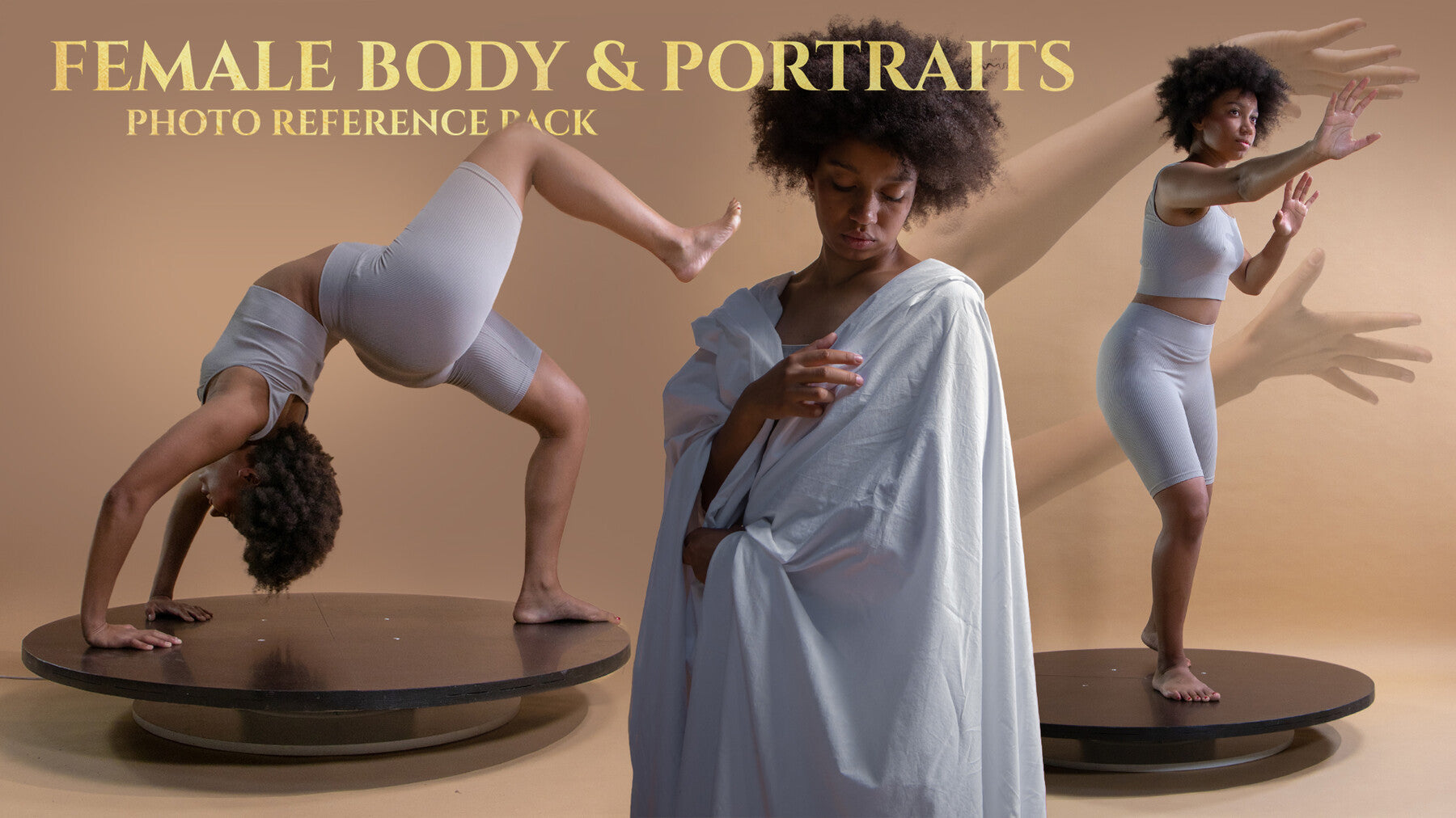 Female Body & Portraits vol. 3 Photo Reference Pack for Artists 650 JPEGs