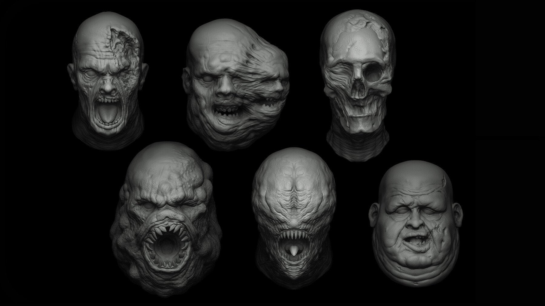 80 Undead Creature IMM Brush mega Pack